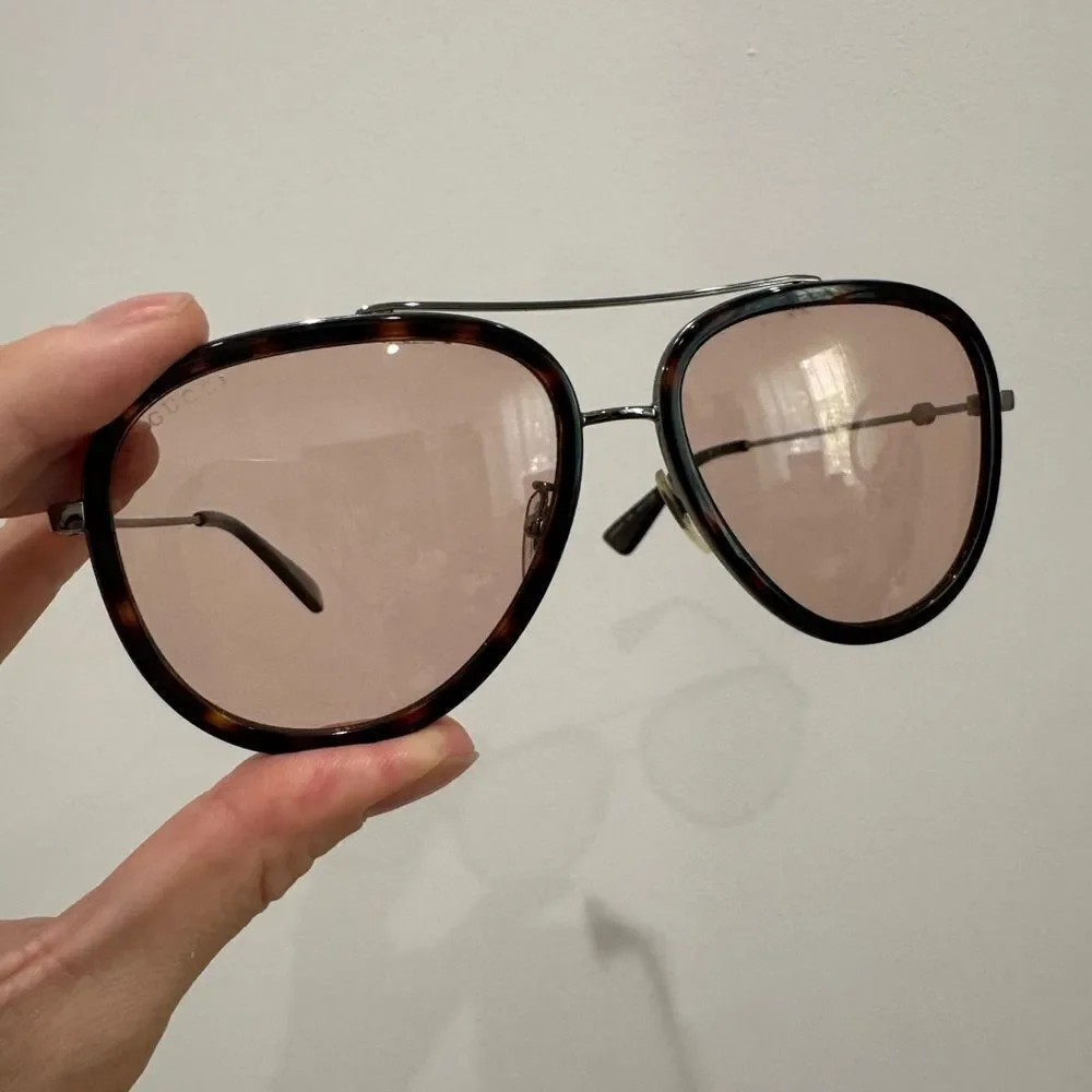 GUCCI Unisex Aviator sunglasses - Picture 4 of 6